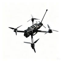 Fengren 10 Fiber Optic Version Heavy Lift FPV Quadcopter, 6S Long Endurance Payload Drone