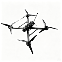 Fengren 15 Fiber Optic Version Heavy Lift FPV Quadcopter, 8S High Payload Long Endurance Delivery Drone