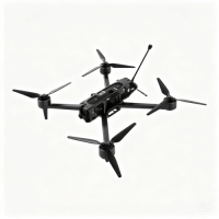 FengRen 13 13 Inch Carbon Fiber FPV Quadcopter Frame Kit, Long Range Heavy Load Voyage Drone Frame for DIY Assembly